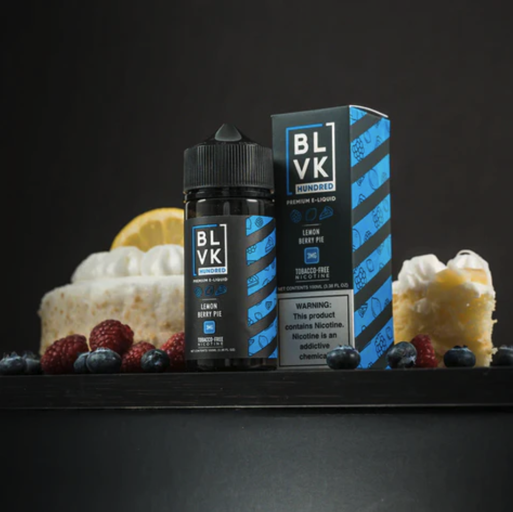 BLVK Hundred Lemon Berry Pie 100ml 6mg — P3 Vapes & Lounge